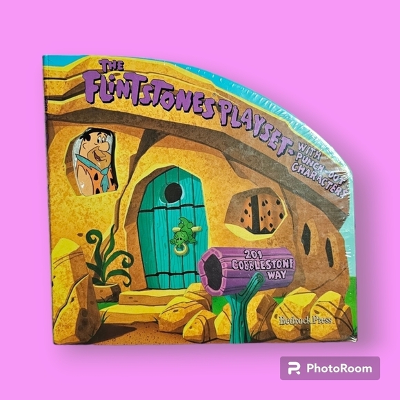 Vintage The Flinstones Playset - Picture 1 of 5